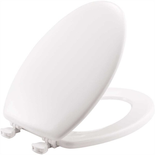 Premier LiftOff Elongated Closed Front Toilet Seat in White 118976 000 Zoro